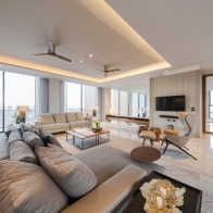 Issra Ladprao Condominium : Penthouse & Duplex room interior by Charn Issara